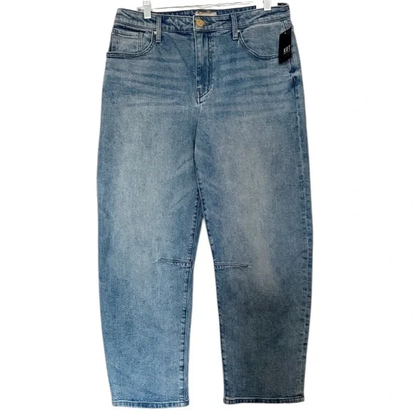 Kut From The Kloth Womens Ashley Slouchy Barrel Jeans Size 8 Decency Wash NEW - Picture 2 of 5